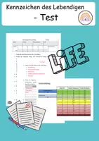 Vorschau - Test - Kennzeichen des Lebendigen - Test - Deckblatt