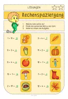 Vorschau - Arbeitsblätter - Rechenspaziergang Herbst2 ZR20 Addition und Subtraktion - Seite 2