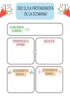 Vista previa - Refuerzo / NEE / Materiales de apoyo - EL GRAN PROTAGONISTA DE LA SETMANA! - Portada