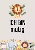 Vorschau - Arbeitsblätter - Affirmationskarten Jungle Tiere - Seite 1