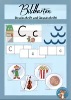 Vorschau - Poster - Bildkarten Buchstabeneinführung Lautbild C - Deckblatt