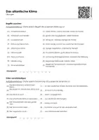 Vorschau - Arbeitsblätter - Das atlantische Klima (Infotext und Übungen) - Seite 1