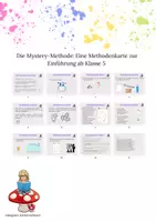 Vorschau - Präsentationen/Tafelbilder - Methodenkarten Mystery-Methode - Deckblatt