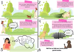 Vorschau - Arbeitsblätter - Eduki Deckblatt Mystery Geruchssinn des Hundes - Seite 2