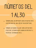 Vista previa - Decoración del aula - Carteles numerados para perchas o juegos de numeración - Portada