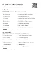 Vorschau - Arbeitsblätter - Die Kontinente und die Weltmeere (Infotext und Übungen) - Seite 1