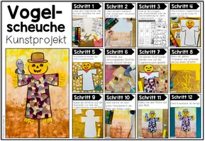 Vorschau - Arbeitsblätter - VOGELSCHEUCHE - Kunstprojekt (fertig geplante Kunststunde) - Seite 3