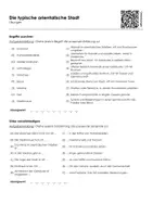 Vorschau - Arbeitsblätter - Die typische orientalische Stadt (Infotext und Übungen) - Seite 1