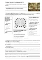 Vorschau - Arbeitsblätter - MrWissen2go - Fragebogen zum Youtube-Video Nationalversammlung in der Paulskirche - Seite 1