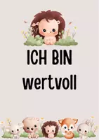 Vorschau - Fördermaterial/Inklusion - Affirmationskarten Tiere - Ermutigungskarten - Seite 3