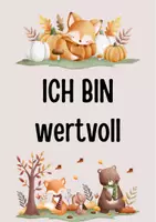 Vorschau - Fördermaterial/Inklusion - Affirmationskarten Tiere Herbst - Ermutigungskarten - Seite 3