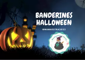 Vista previa - Decoración del aula - Banderines Halloween - página 1