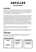 Vorschau - Arbeitsblätter - Parkour ⎮ Abrollen - Arbeitsblätter methodische Reihe (Basiselement) - Seite 1