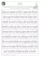 Vorschau - Stationenlernen - Laufdiktat zum Thema Rassismus - Seite 1