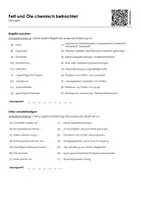 Vorschau - Arbeitsblätter - Fett und Öle chemisch betrachtet (Infotext und Übungen) - Seite 1