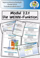 Vorschau - Stundenentwürfe - Modul 2.2.1 Die WENN-Funktion Informationstechnologie Lehrplan Plus - Deckblatt