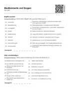 Vorschau - Arbeitsblätter - Medikamente und Drogen (Infotext und Übungen) - Seite 1