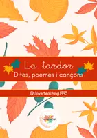 Vista previa - Hojas de trabajo - Quadern de la tardor: Dites, poemes i cançons - Portada