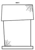 Vorschau - Mal- und Bastelvorlagen - 👻 DIY Geisterhaus zu Halloween – kreative Bastelvorlage für Grundschule & Kunstunterricht 🎃 Klasse 1-4 - Seite 3