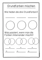 Vorschau - Arbeitsblätter - Farben mischen in der Grundschule, Schwerpunkt: Grundfarben - Seite 2