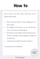 Vorschau - Anderer Materialtyp - Namensschilder - Hefte, Garderobe, Tisch etc. (editierbar) - Seite 2