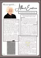 Vorschau - Arbeitsblätter - Albert Einstein - Ein Leben für die Wissenschaft und den Frieden - Deckblatt