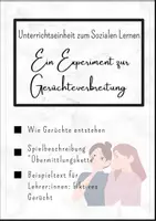 Vorschau - Spiele - Experiment zur Gerüchteverbreitung - Soziales Lernen - Deckblatt