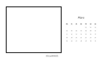 Vorschau - Arbeitsblätter - Weltkindertag | Malkalender 2024| Jahreskalender zum Selbergestalten 🗓️🎨🖍️ - Seite 3