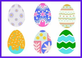 Vista previa - Tarjetas / Manipulativos - How many eggs in the Easter basket - página 3