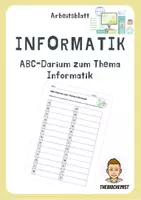 Vorschau - Arbeitsblätter - ABC-Methode - Vertretungsstunde Vertretung Info Informatik - Deckblatt