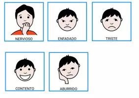 Vista previa - Refuerzo / NEE / Materiales de apoyo - Inteligencia emocional 1: Tabla de emociones. (Imprimible) - página 2