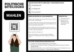 Vorschau - Arbeitsblätter - Politische Beteiligung - Materialpaket #demokratiestärken - Seite 3