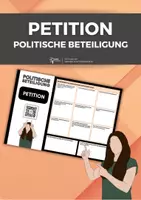Vorschau - Arbeitsblätter - Petition - Politische Beteiligung (Stationskarte) #demokratiestärken - Deckblatt