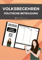 Vorschau - Arbeitsblätter - Volksbegehren - Politische Beteiligung (Stationskarte) #demokratiestärken - Deckblatt