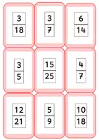 Vorschau - Spiele - Bruchrechnung: Fliegenklatschenspiel - kürzen + erweitern - Seite 2