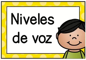 Vista previa - Decoración del aula - NIVELES DE VOZ - Regreso al colegio | volumen en el salón - página 2