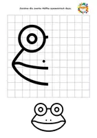 Vorschau - Arbeitsblätter - Frosch Symmetriebilder - Deckblatt