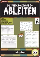 Vorschau - Arbeitsblätter - Die Fresch-Methode 04: Ableiten (9 ABs, au-äu, a-ä, Rechtschreibung, Wortfamilien) - Deckblatt