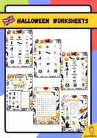 anteprima - Esercizi - Halloween: Foglio di lavoro in Englese - Pagina di copertina