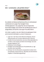 Vorschau - Stundenentwürfe - Unter Volldampf: "Das perfekte Dinner" - Deckblatt