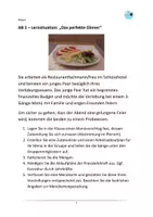 Vorschau - Stundenentwürfe - Unter Volldampf: "Das perfekte Dinner" - Seite 1