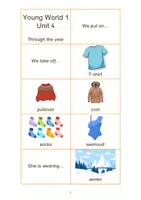 Vorschau - Spiele - Bildkarten Vocabulary Young World 1 Unit 4 - Seite 2