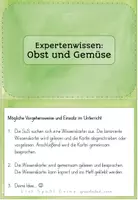 Vorschau - Stationenlernen - Obst und Gemüse Wissenskartei | Ernährung Sachunterricht - Seite 3
