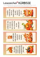 Vorschau - Mal- und Bastelvorlagen - Lesezeichen mit positiven Sprüchen - Kürbisse und Herbst - Seite 3