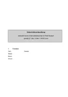 Vorschau - Stundenentwürfe - UB_ zum Füllen einer Leerstelle in einer Kurzgeschichte - Deckblatt