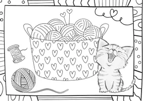 Vorschau - Arbeitsblätter - Tierischer Schulstart – Ausmalbilder mit der kleinen Katze – Vorschule – Vorlaufkurs – Schulanfang - Seite 3