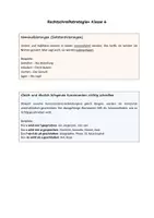 Vorschau - Merkblätter - Rechtschreibstrategien Klasse 6 - Deckblatt