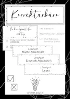 Vorschau - Poster - Korrekturbüro / Korrigier - Büro - Deckblatt