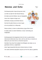 Vorschau - Stundenentwürfe - Griechische Sagen: Narziss und Echo - Seite 3