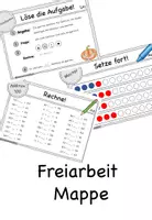 Vorschau - Arbeitsblätter - Freiarbeit Rechnen in mehreren Bereichen - Deckblatt